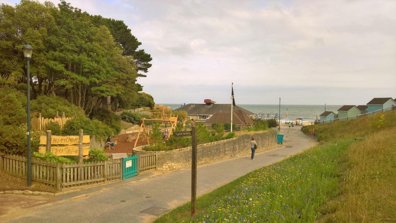 Villa Alum Chine Log Cabin Bournemouth Exterior foto